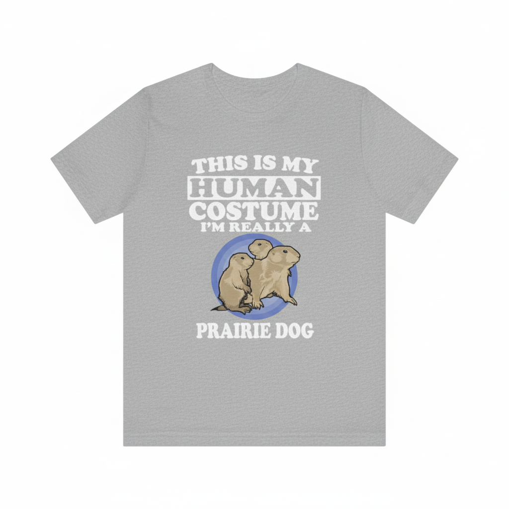 This Is My Human Costume I'm Really A Prairie Dog Shirt - prairie dog print design