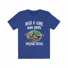 Just A Girl Who Loves Mallard Ducks Shirt - Mallard print design