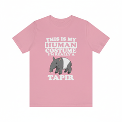 This is my human costume I am really a tapir jungle mammal tee