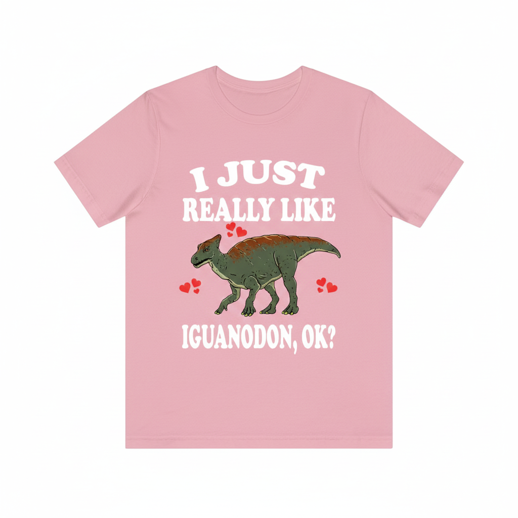 I Just Really Like Iguanodon Shirt - Iguanodon print design