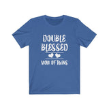 Double Blessed Mom Of Twins Shirt, Mom Of Twins T-Shirt, Mom of Twins Gift, Mother of Twins, Twins Mom Gift T-Shirt Image 2