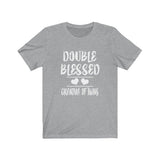 Double Blessed Grandma Of Twins Shirt, Grandma Of Twins Shirt, Grandma Of Twins Gift, Twins Grandmother Gift T-Shirt Image 1