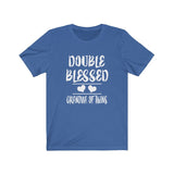 Double Blessed Grandma Of Twins Shirt, Grandma Of Twins Shirt, Grandma Of Twins Gift, Twins Grandmother Gift T-Shirt Image 3