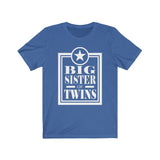 Big Sister Of Twins T-Shirt, Big Sister Of Twins Gift, Twin Sister Shirt, Big Sister Of Twins Gift Announcement T-Shirt Image 4