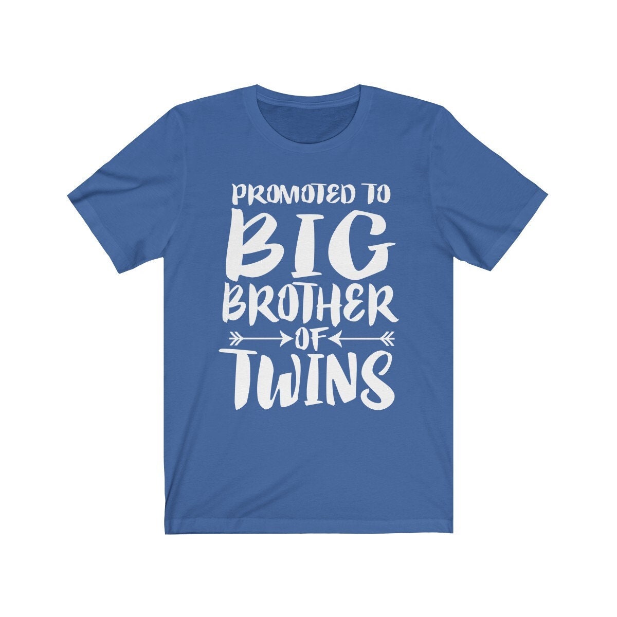 Promoted To Big Brother Of Twins Shirt, Big Brother Of Twins Shirt, Brother of Twins Announcement Peas Gift T-Shirt Image 1