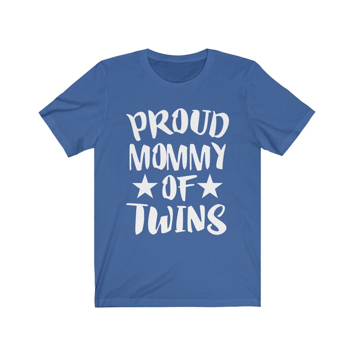 Proud mommy of twins mother announcement tee for twin pregnancy