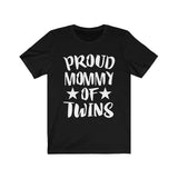 Proud Mom Mommy Of Twins Shirt, Mom Of Twins shirt, Mom Of Twins Announcement Mother Gift T-Shirt Image 1