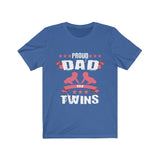 Proud Dad Of Twins Shirt, Dad Of Twins gift, Dad Of Twins Announcement, Twins Father Gift T-Shirt Image 3