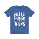 Big Brother Of Twins Shirt, Big Brother Of Twins Gift, Brother Of Twins Announcement Gift T-Shirt Image 3