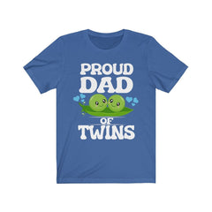 Proud Dad Of Twins T-Shirt - proud dad of twins print design