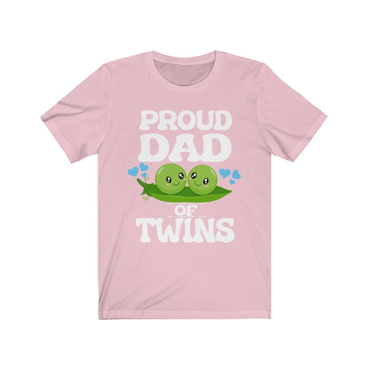 Proud Dad Of Twins T-Shirt - proud dad of twins print design