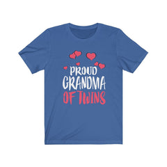 Proud Grandma Of Twins Announcement Shirt - proud grandma of twins design