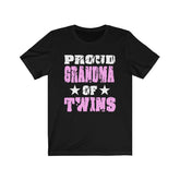 Proud Grandma Of Twins Shirt, Grandma Of Twins Gift, Grandma Of Twins Announcement, Twins Grandmother Gift T-Shirt Image 1