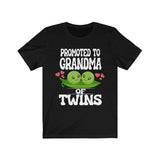 Promoted To Grandma Of Twins Shirt, Grandma Of Twins Shirt, Twins Grandmother Announcement Gift T-Shirt Image 1