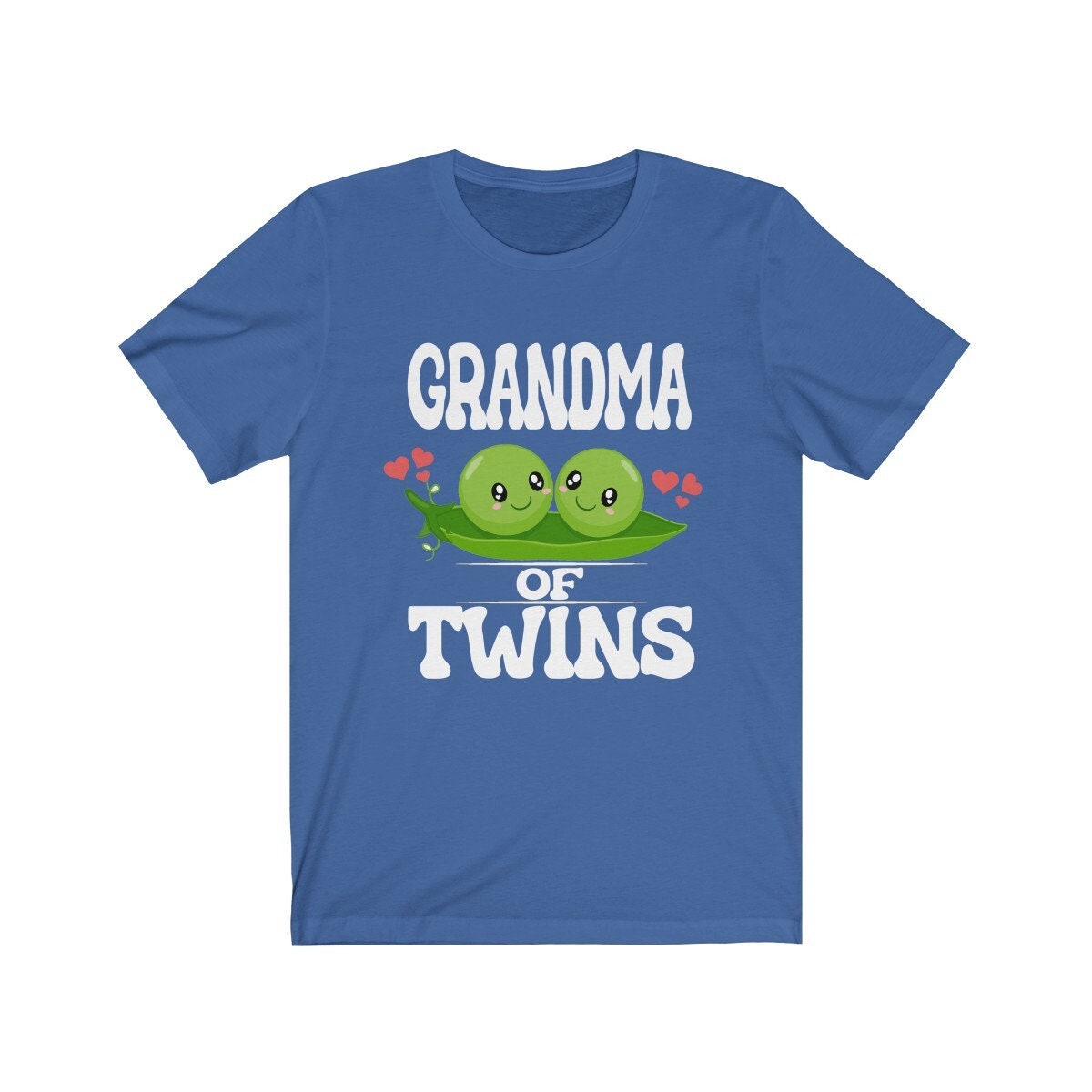 Grandma of twins grandmother announcement gift tee