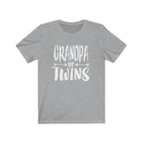 Grandpa Of Twins Shirt, Grandpa Of Twins Gift, Grandpa Of Twins Announcement Shirt, Twins Grandfather Gift T-Shirt Image 3