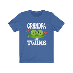 Grandpa Of Twins Announcement T-Shirt - grandpa of twins print design