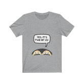 Yes It's Two of Us Mom Of Twins Shirt, Mom Of Twins Gift, Twins Mom Shirt, Twins Mother Pregnancy Gift T-Shirt Image 1