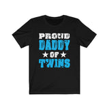 Proud Dad Of Twins Shirt, Dad Of Twins Gift, Dad Of Twins Announcement Father Gift T-Shirt Image 1