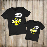 Queen Bee Shirt, Mom Bee Shirt, Baby Bee Shirt, Son Daughter Family Matching Gift T-Shirts Image 1