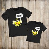 Queen Bee Shirt, Mom Bee Shirt, Baby Bee Shirt, Son Daughter Family Matching Gift T-Shirts Image 1