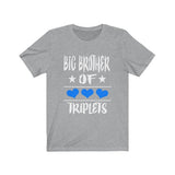 Big Brother of Triplets Shirt, Big Brother Of Triplets Gift, Triplet Brother T-Shirt Image 3