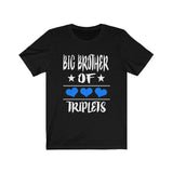 Big Brother of Triplets Shirt, Big Brother Of Triplets Gift, Triplet Brother T-Shirt Image 1