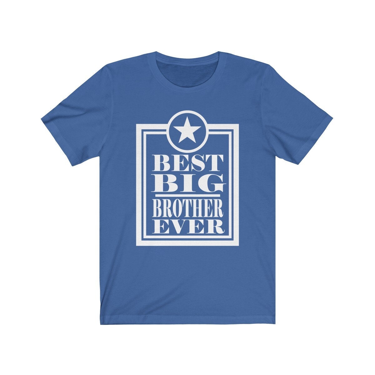 Best big brother ever sibling announcement gift tee for boy