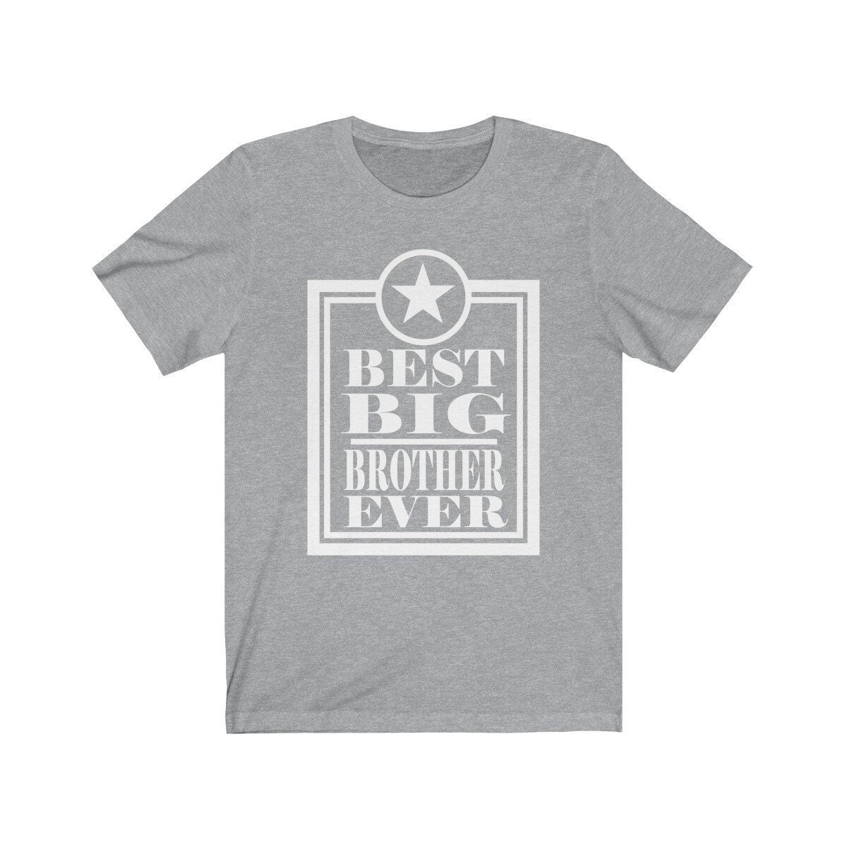 Best big brother ever sibling announcement gift tee for boy