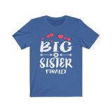 Big Sister Finally Shirt, Big Sister Gift, Big Sister Announcement Gift T-Shirt Image 3