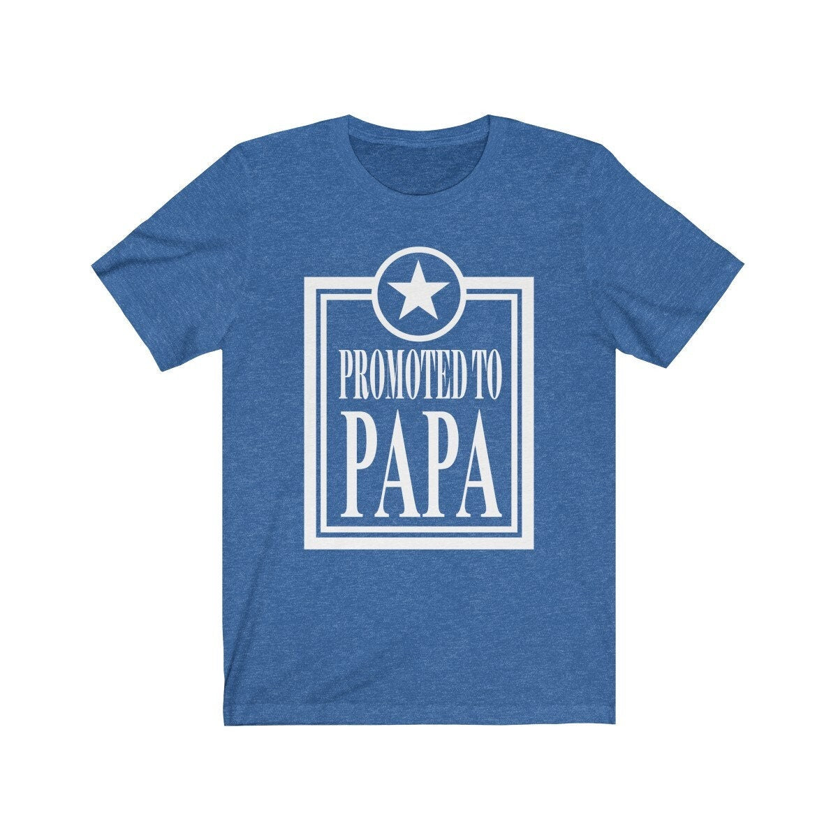 Promoted To Papa T-Shirt - promoted to papa print design