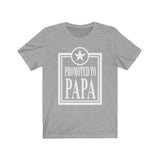 Promoted To Papa Shirt, Promoted To Dad Shirt, New Dad Father Announcement Gift T-Shirt Image 2