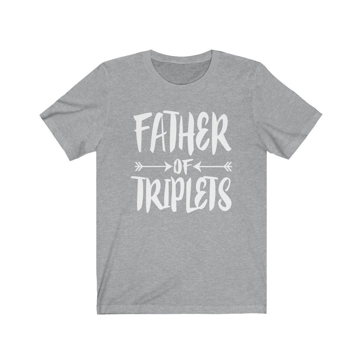 Dad Father Of Triplets Shirt, Dad Of Triplets Shirt, Dad Of Triplets Gift, Triplet Dad T-Shirt Image 1