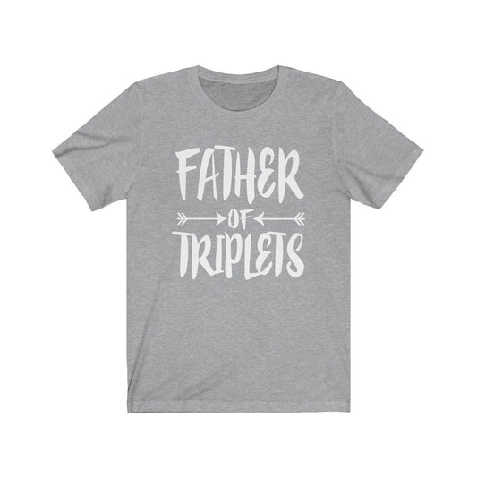 Dad Father Of Triplets Shirt - triplets dad print design
