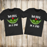 Two Peas In A Pot Twins Brother Sister Shirts, Sister Twins, Brother Twins, Twins Family Matching Gift T-Shirt Image 1