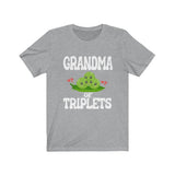 Grandma Of Triplets Shirt, Grandma Of Triplets Gift, Grandmother Triplets Gift T-Shirt Image 2