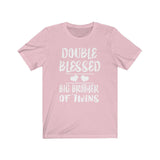 Double Blessed Big Brother Of Twins, Big Brother Of Twins T-Shirt, Brother of Twins Shirt, Twins Brother Gift T-Shirt Image 4