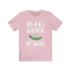 Big Sister Of Twins Shirt - big sister of twins design