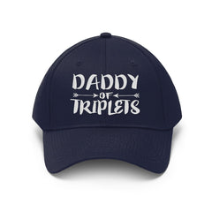 Daddy Of Triplets Hat - daddy of triplets print design