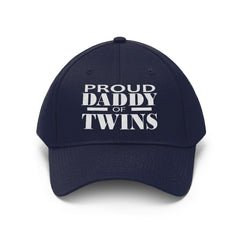 Proud Daddy Of Twins Hat - daddy of twins print design