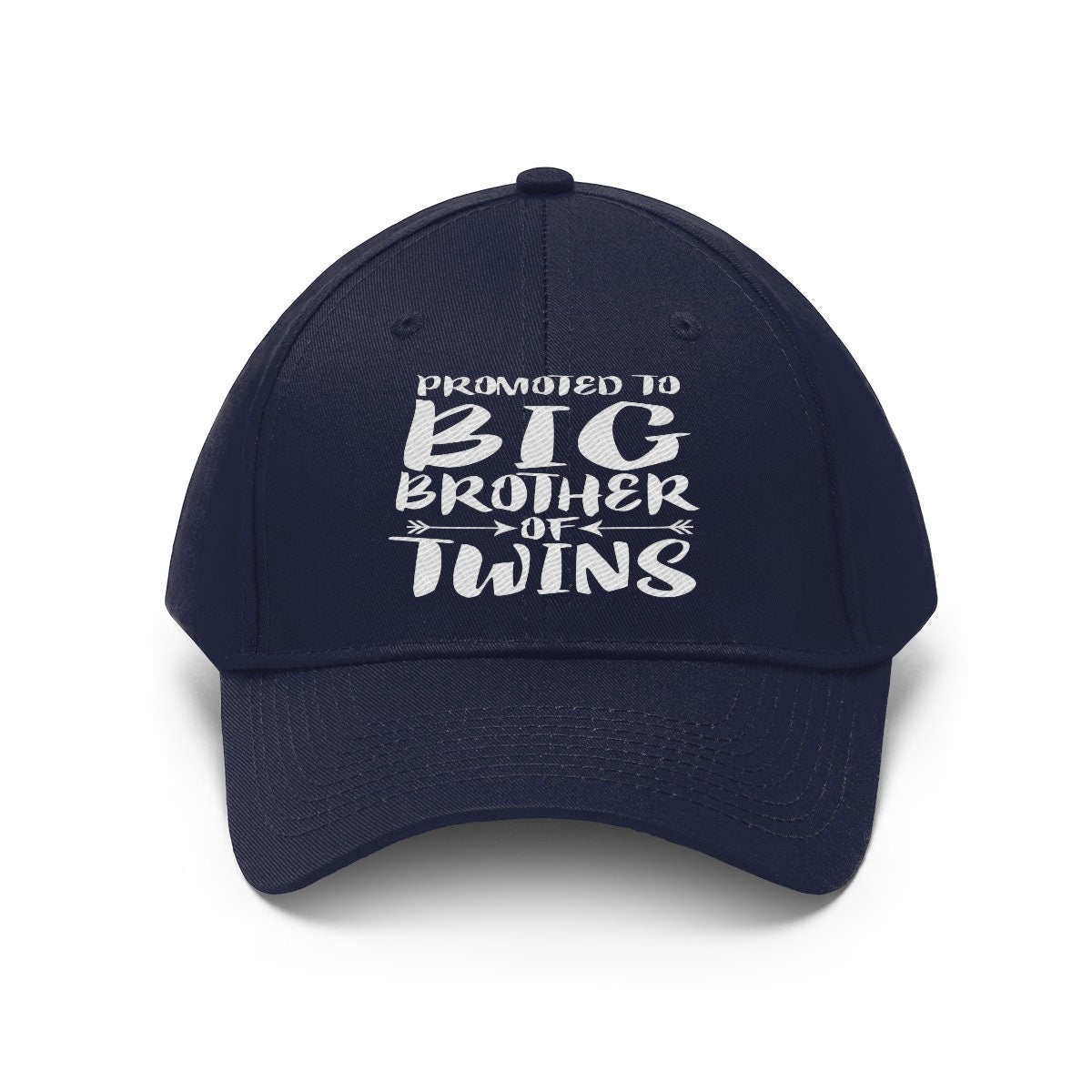 Promoted To Big Brother Of Twins Hat - big brother of twins print design