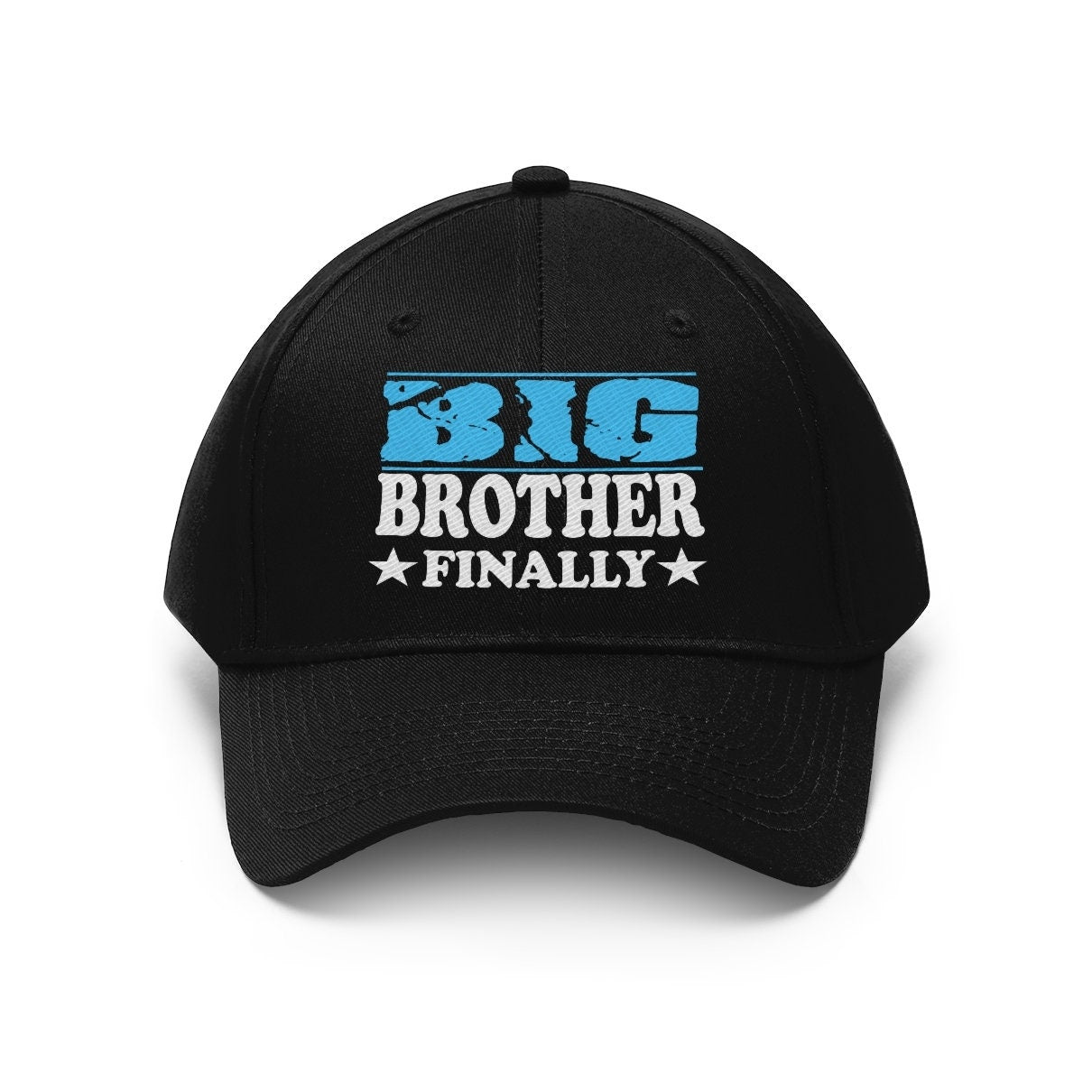 Big Brother Finally Hat, Big Brother Gift Unisex Twill Hat Image 1