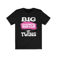 Big Sister Of Twins Announcement Shirt - big sister of twins design