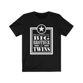 Promoted To Big Brother Of Twins Shirt, Big Brother Of Twins Shirt, Big Brother Of Twins Gift Announcement T-Shirt Image 1