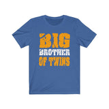 Big Brother Of Twins Shirt, Big Brother Of Twins Gift, Big Brother Of Twins Announcement T-Shirt Image 3