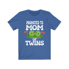 Promoted To Mom Of Twins Shirt - mom of twins design