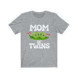 Mom Of Twins Shirt, Mom Of Twins Gift, Mom Of Twins Announcement, Mom Of Twins Pregnancy Mother Gift T-Shirt Image 1
