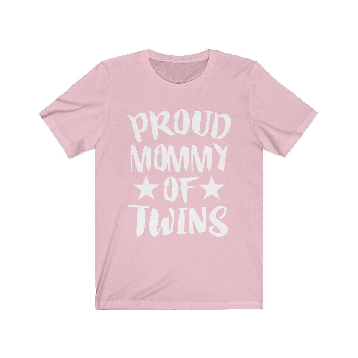 Proud mommy of twins mother announcement tee for twin pregnancy