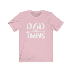 Twin Dad Announcement T-Shirt - twin dad print design