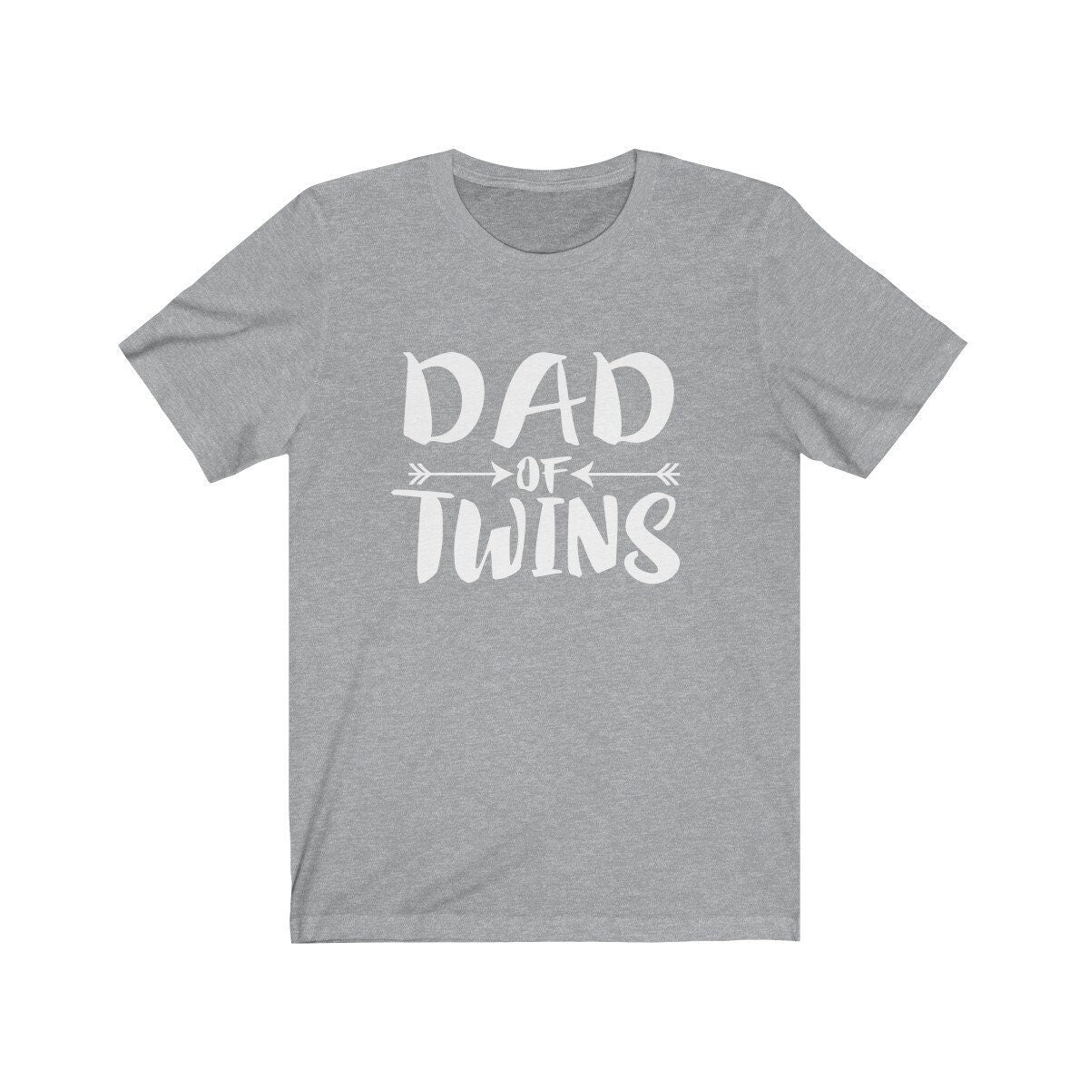 Twin Dad Announcement T-Shirt - twin dad print design
